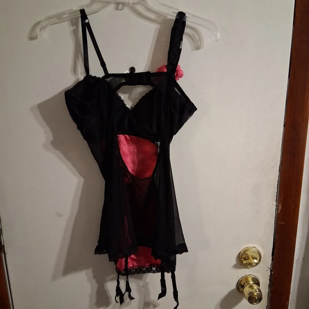 Fredericks of Hollywood black lace